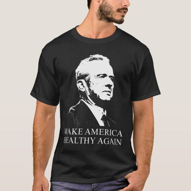 Kennedy Rfk Jr. Make America Healthy Again Maha Tr T-Shirt (Front)