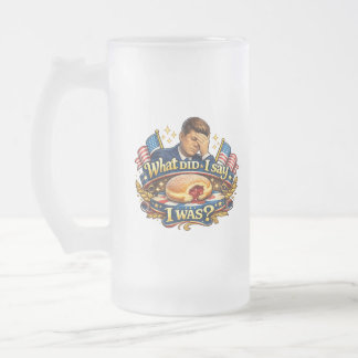 Kennedy’s Germany Faux Paux Questionable Quote Frosted Glass Beer Mug