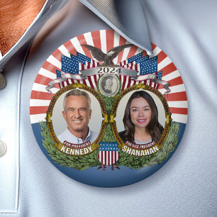 Kennedy Shanahan 2024 - Collectible Campaign 7.5 Cm Round Badge