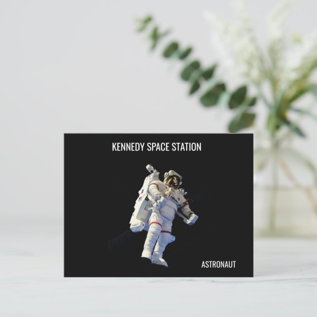 Kennedy Space Station Astronaut  Postcard (Standing Front)
