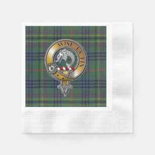Kennedy Tartan & Badge Napkin