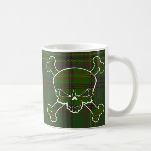 Kennedy Tartan Skull No Banner Coffee Mug