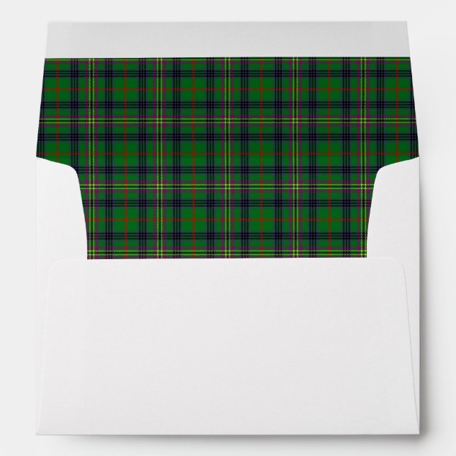 Kennedy Tartan Wedding Envelopes (Back (Bottom))