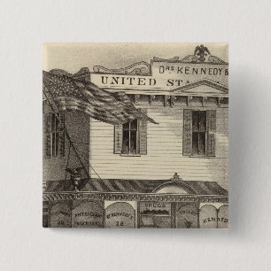 Kennedy's United States Pharmacy, Cape May City 15 Cm Square Badge