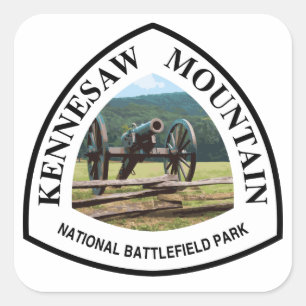 Kennesaw Mountain National Battlefield Park Square Sticker
