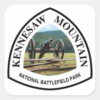 Kennesaw Mountain National Battlefield Park Square Sticker