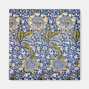 Kennet by William Morris, Vintage Textile Art Magnet