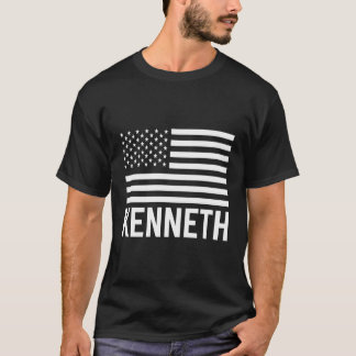 Kenneth Name Forename Personalised Usa T-Shirt