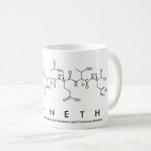 Kenneth peptide name mug (Front Right)