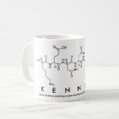 Kenneth peptide name mug (Front Left)