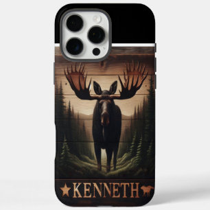 Kenneth's Woodland Moose iPhone 16 Pro Max Case