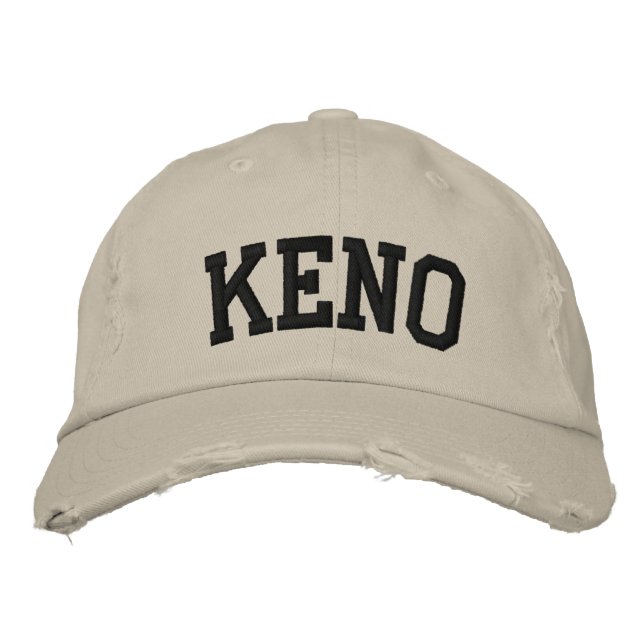 Keno Embroidered Hat (Front)