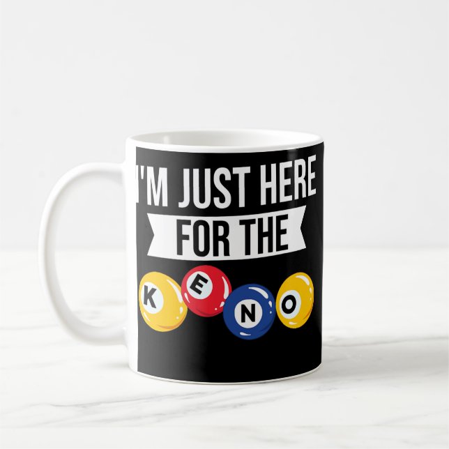 Keno Game Player Slot Machine Numbers Casino  Coffee Mug (Left)