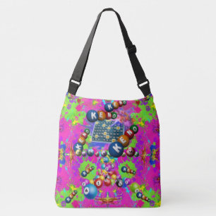Keno Keno Splattered Paint Crossbody Bag