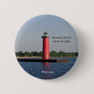 Kenosha North Pierhead Light button