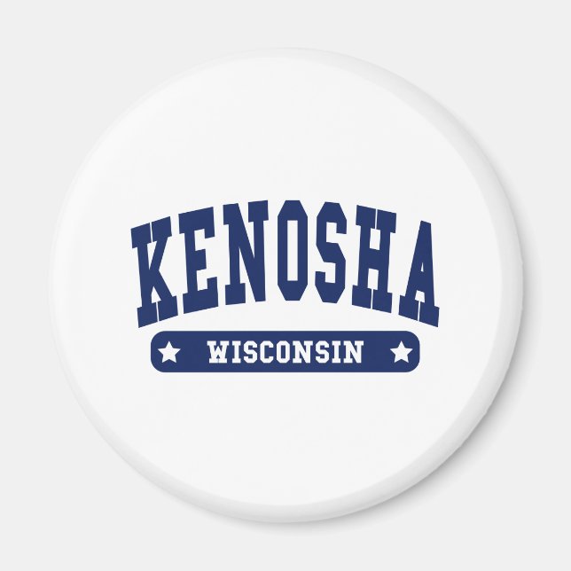 Kenosha Wisconsin College Style tee shirts Magnet (Front)