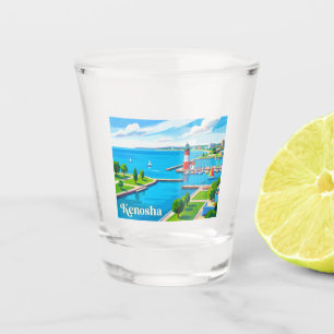 Kenosha, Wisconsin, USA Shot Glass