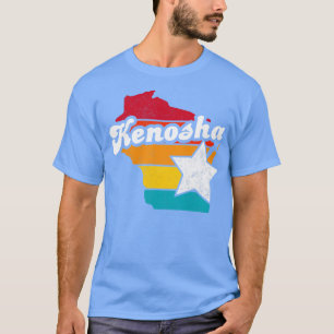 Kenosha Wisconsin Vintage Distressed Souvenir 2 T-Shirt