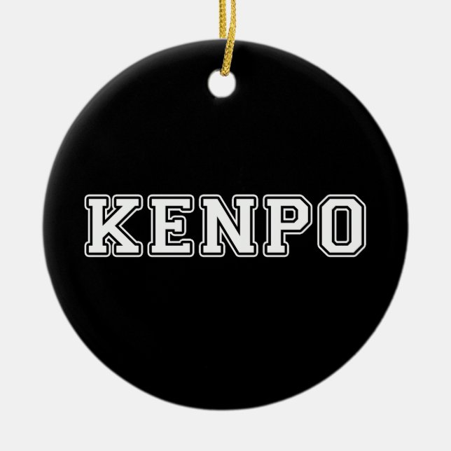 Kenpo Ceramic Tree Decoration (Front)