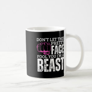 Kenpo Karate Girl I'm A Beast Funny Women American Coffee Mug