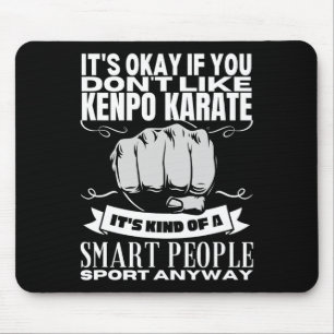 Kenpo Karate Is For Smart People Funny American Ke Mouse Mat