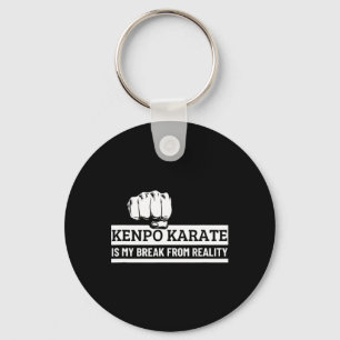 Kenpo Karate Is My Break From Reality Funny Americ Key Ring