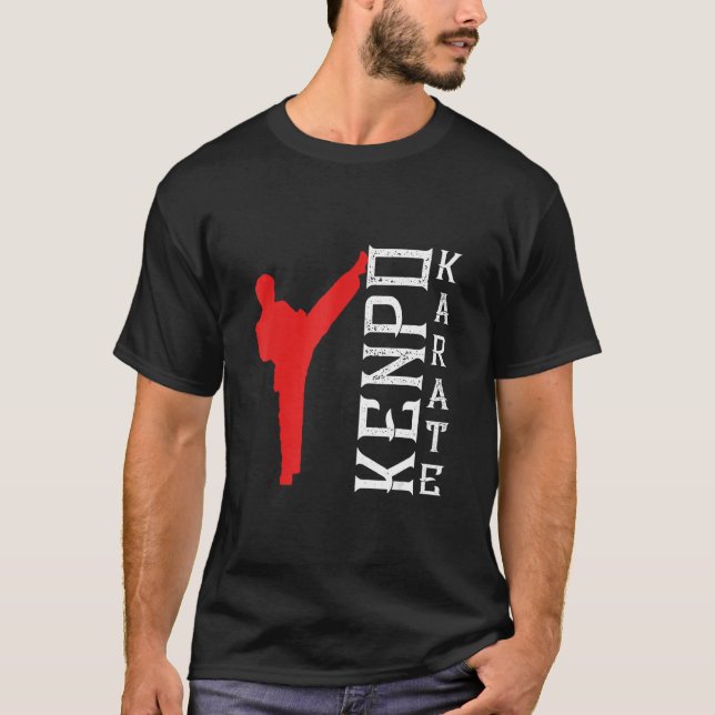 Kenpo Karate Japanese Defence Fighter Martial Arts T-Shirt (Front)