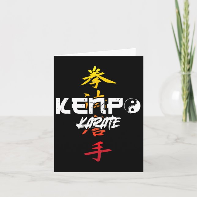 Kenpo Karate Karate  Card (Front)