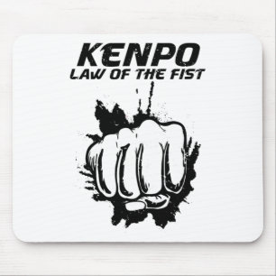 Kenpo Karate Law Of The Fist Mouse Mat