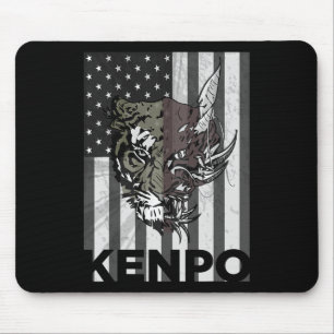 Kenpo Karate Martial Arts American Flag Women Men Mouse Mat