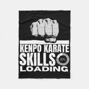 Kenpo Karate Skills Loading Funny American Kenpo 2 Fleece Blanket