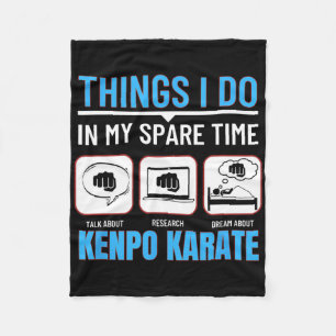 Kenpo Karate Things I Do In My Spare Time American Fleece Blanket