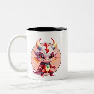 Kensi Baby Dragon Two-Tone Coffee Mug
