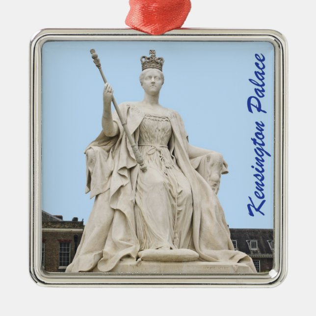 Kensington Palace's Queen Victoria Statue Metal Tree Decoration (Front)