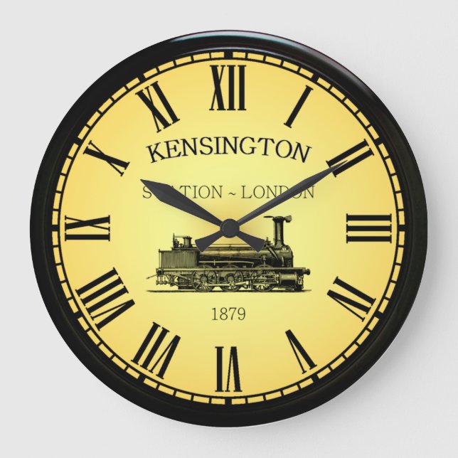 Kensington Station ~ London England ~ 1879 ~ Large Clock (Front)