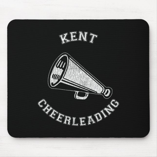 Kent Cheer Distressed Retro 90's Cheerleader  Mouse Mat (Front)