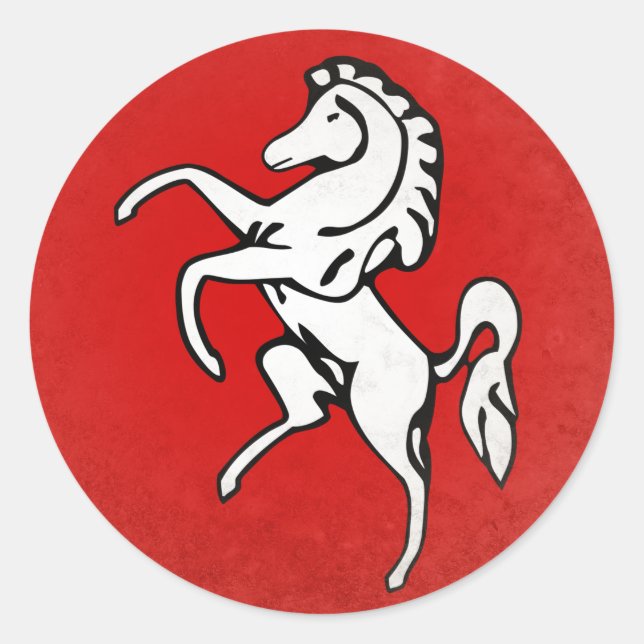 Kent Classic Round Sticker (Front)
