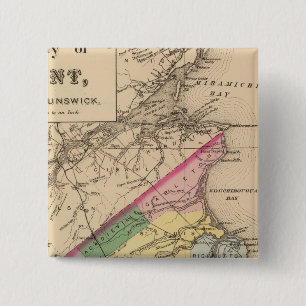 Kent Co, NB 15 Cm Square Badge