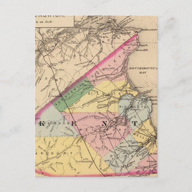 Kent Co, NB Postcard (Front)