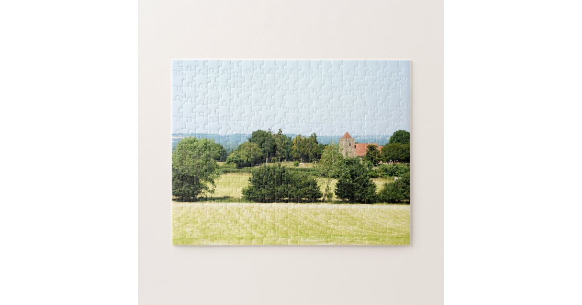 Kent countryside jigsaw puzzle Zazzle