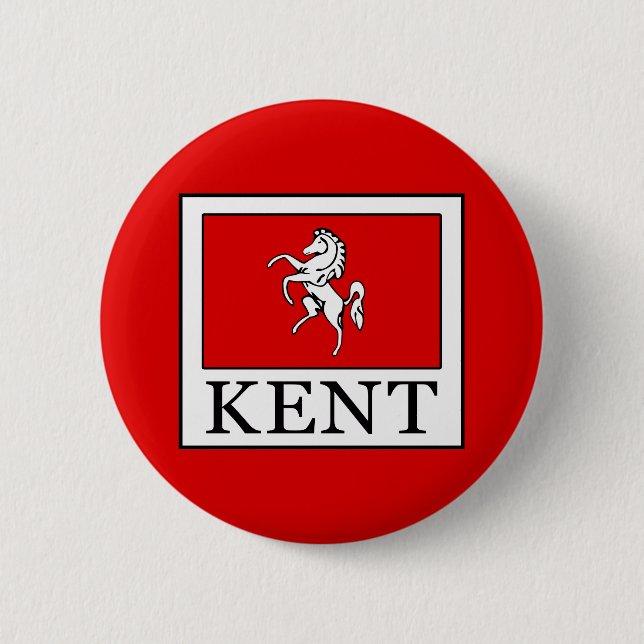 Kent County England 6 Cm Round Badge (Front)
