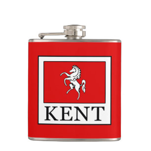 Kent County England Hip Flask
