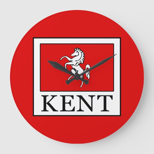 Kent County England Large Clock (Front)
