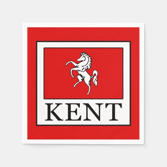 Kent County England Napkin (Front)