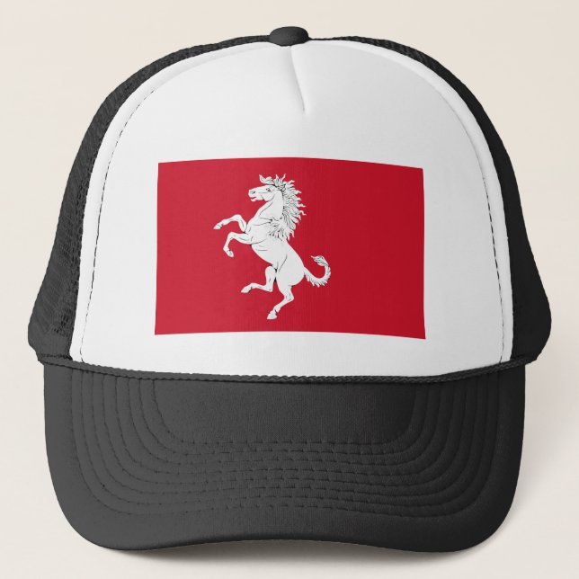 Kent flag horse symbol England county Trucker Hat (Front)
