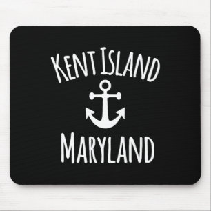 Kent Island Maryland Nautical Coastal Boating Sail Mouse Mat