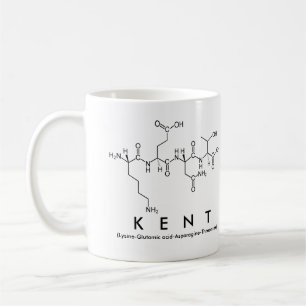 Kent peptide name mug