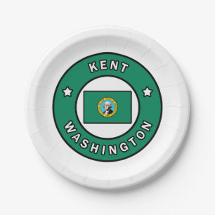 Kent Washington Paper Plate