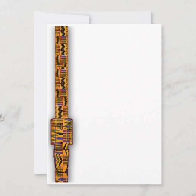 Kente Invitations Series. (Front)