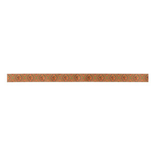 Kente Rose Print Satin Ribbon
